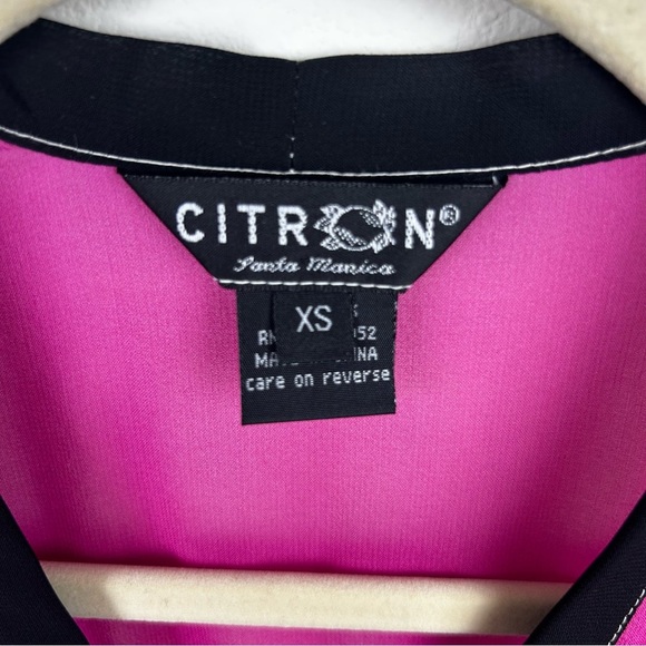 Citron Silk Floral Art to wear Japanese inspired floral dress size: XS - Picture 5 of 9